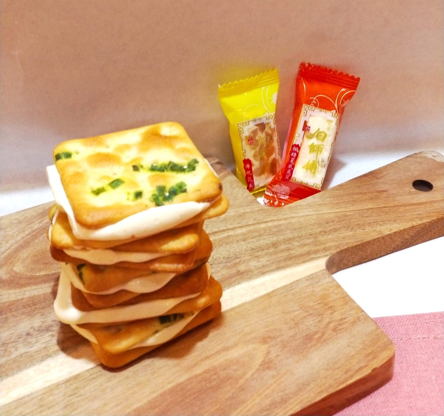 【白師傅】香蔥甜心乳呷牛軋餅12片/盒